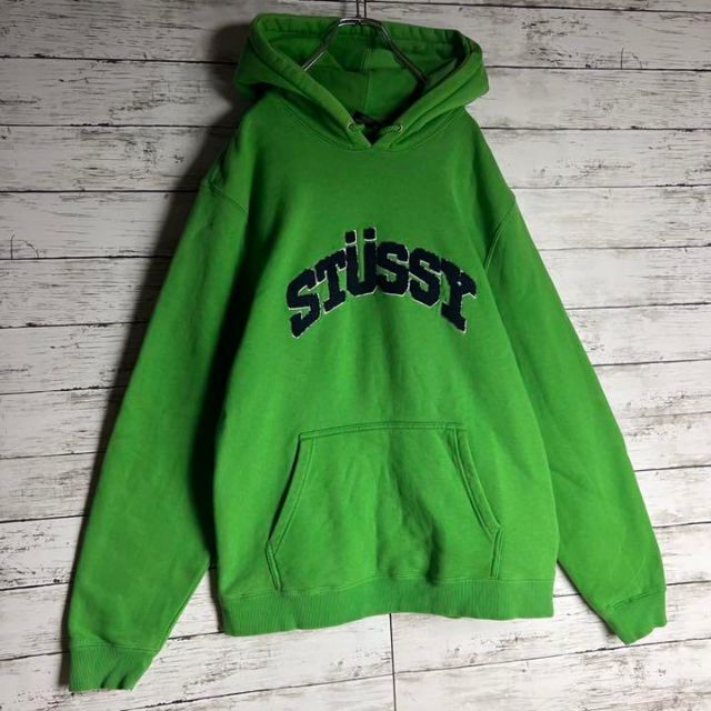 【超希少カラー】STUSSY センター パイルロゴ 即完売モデル 入手困難 希少