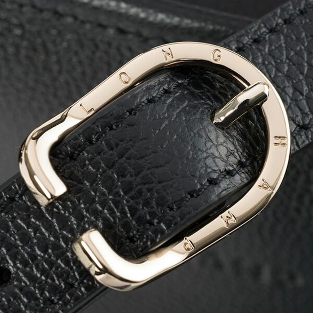 LONGCHAMP(ロンシャン)の新品 ロンシャン LONGCHAMP ハンドバッグ ル フローネ ブラック レディースのバッグ(ハンドバッグ)の商品写真