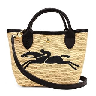 ロンシャン(LONGCHAMP)の新品 ロンシャン LONGCHAMP ハンドバッグ ル・プリアージュ パリ サントロペ ブラック(ハンドバッグ)