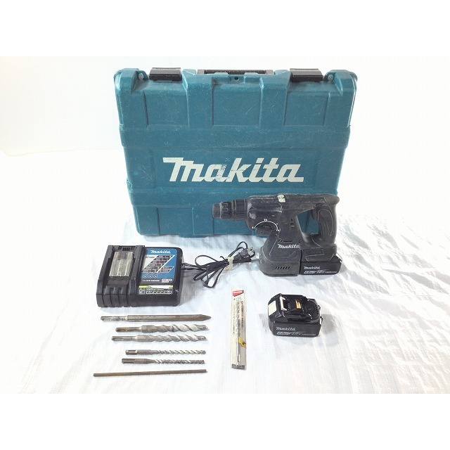 ☆中古品☆makita マキタ 18V充電式ハンマドリル HR244DRGX 黒 ☆中古品☆makita マキタ 18V充電式ハンマドリル HR244DRGX 黒