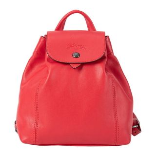 ロンシャン(LONGCHAMP)の新品 ロンシャン LONGCHAMP リュックサック ル・プリアージュ キュイール ルージュ(リュック/バックパック)