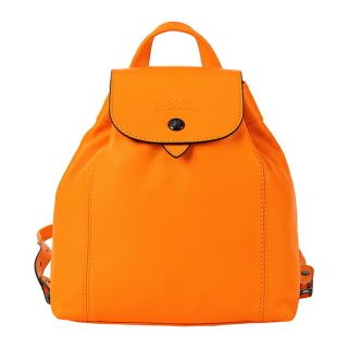 ロンシャン(LONGCHAMP)の新品 ロンシャン LONGCHAMP リュックサック ル・プリアージュ キュイール オランジュ(リュック/バックパック)