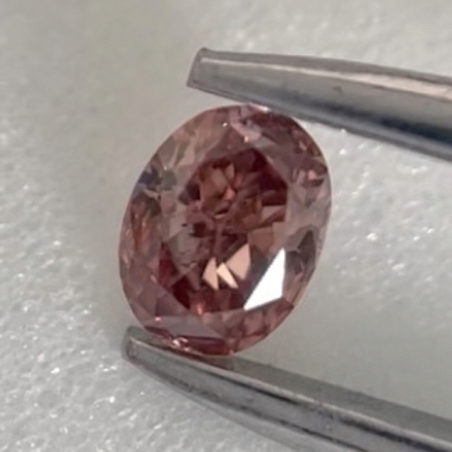 レッド系 0.085ct SI-1 天然ピンクダイヤFANCY DEEP PINK - その他