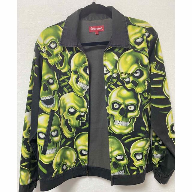 supreme skull pile work jacket