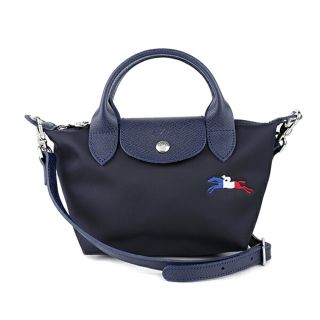 ロンシャン(LONGCHAMP)の新品 ロンシャン LONGCHAMP ハンドバッグ ル・プリアージュ トレ パリ マリン(ハンドバッグ)