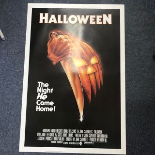 ★P50★ハロウィン Halloween スラッシャー映画 米国版ポスタージョンカーペンターキャスト