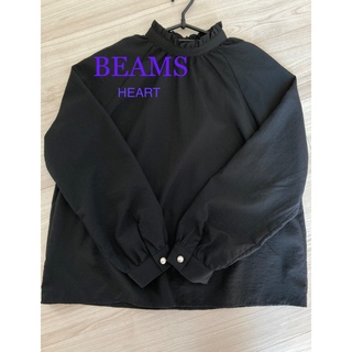 ビームス(BEAMS)のbeams フリルネック　ブラウス　フリーサイズ(シャツ/ブラウス(長袖/七分))