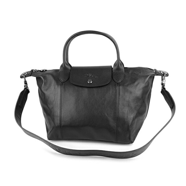 LONGCHAMP - 新品 ロンシャン LONGCHAMP ハンドバッグ ル・プリアージュ キュイール ノワール