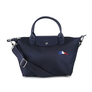 ロンシャン(LONGCHAMP)の新品 ロンシャン LONGCHAMP ハンドバッグ ル・プリアージュ トレ パリ マリン(ハンドバッグ)