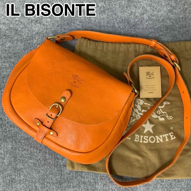 IL BISONTE - 22S336 IL BISONTE イルビゾンテ ショルダーバッグ レザー 本革