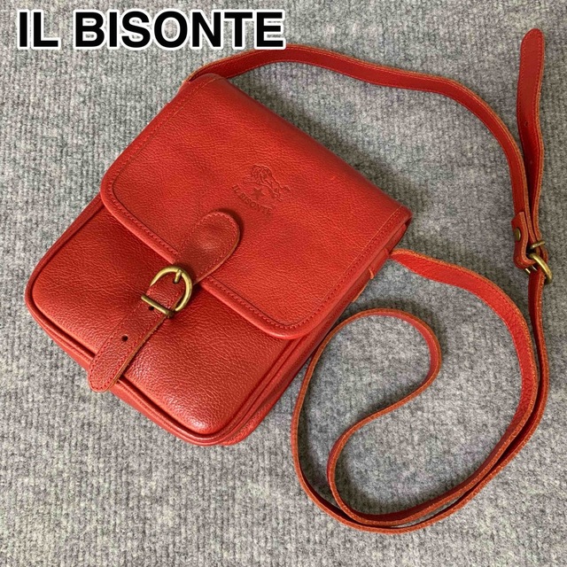お中元 IL BISONTE 本革ショルダーバッグ sleepyhollowevents.com