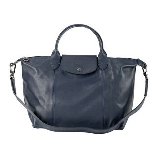 ロンシャン(LONGCHAMP)の新品 ロンシャン LONGCHAMP ハンドバッグ ル プリアージュ キュイール ネイビー(ハンドバッグ)