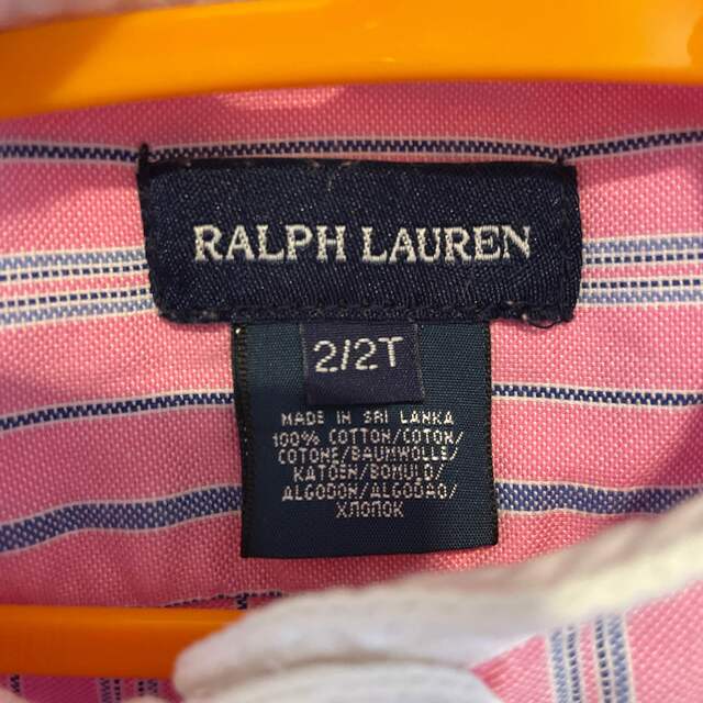 Ralph Lauren(ラルフローレン)のラルフローレン　ノースリーブ　ワンピース　2T  キッズ/ベビー/マタニティのキッズ服女の子用(90cm~)(ワンピース)の商品写真