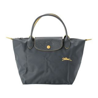 ロンシャン(LONGCHAMP)の新品 ロンシャン LONGCHAMP ハンドバッグ ル プリアージュ クラブ TOP HANDLE Sサイズ ガンメタル/イエロー(ハンドバッグ)