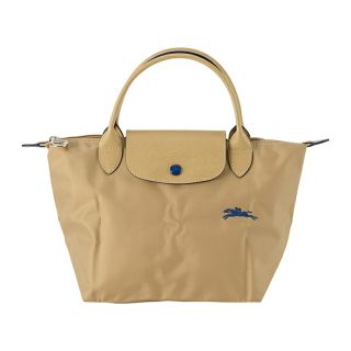 ロンシャン(LONGCHAMP)の新品 ロンシャン LONGCHAMP ハンドバッグ ル プリアージュ クラブ TOP HANDLE Sサイズ ベージュ/ブルー(ハンドバッグ)