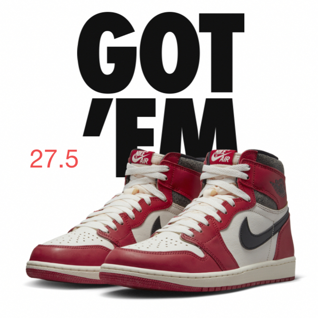 27.5 Nike Air Jordan 1 High OG エアジョーダン