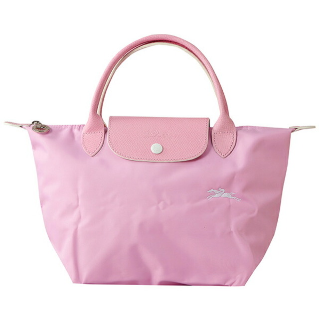 新品 ロンシャン LONGCHAMP ハンドバッグ ル・プリアージュ クラブ ローズポリアミドキャンバストリミング