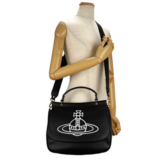 Vivienne Westwood(ヴィヴィアンウエストウッド)の新品 ヴィヴィアン ウエストウッド Vivienne Westwood ハンドバッグ ブラック レディースのバッグ(ハンドバッグ)の商品写真