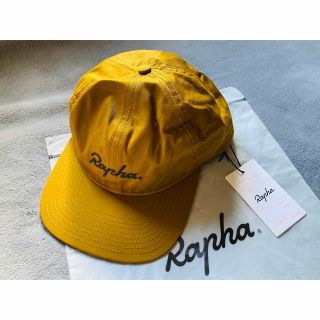 未使用タグ付き☆Rapha☆ラファ 6パネル キャップ オールドゴールドカラー(ウエア)