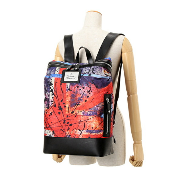 Vivienne Westwood(ヴィヴィアンウエストウッド)の新品 ヴィヴィアン ウエストウッド Vivienne Westwood リュック UNION JACK SPLASH レディースのバッグ(リュック/バックパック)の商品写真