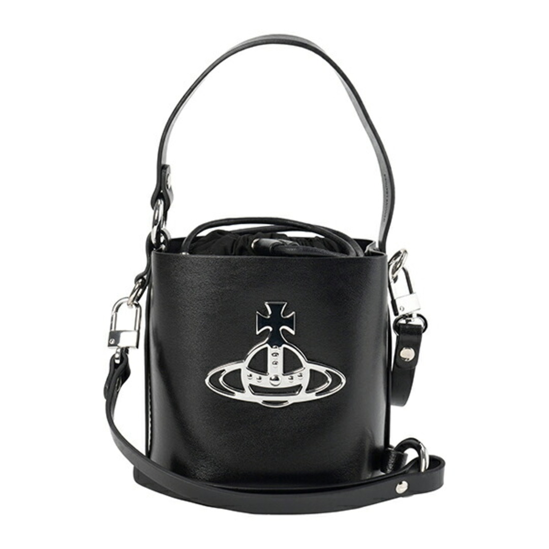 Vivienne Westwood(ヴィヴィアンウエストウッド)の新品 ヴィヴィアン ウエストウッド Vivienne Westwood ハンドバッグ ブラック レディースのバッグ(ハンドバッグ)の商品写真