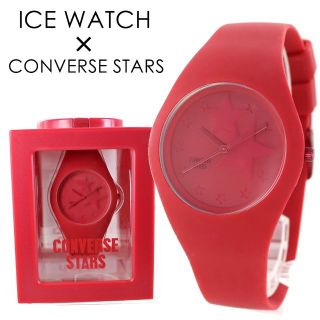 アイスウォッチ(ice watch)のアイスウォッチ コンバース コラボモデル メンズ レディース 腕時計 レッド シ(腕時計(アナログ))