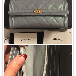 シャネル(CHANEL)のエメラルド様専用 美品 ボーイシャネル 正規品 長財布 限定(財布)