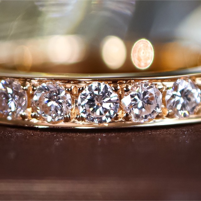 極上ダイヤモンドエタニティリング レディースのアクセサリー(リング(指輪))の商品写真
