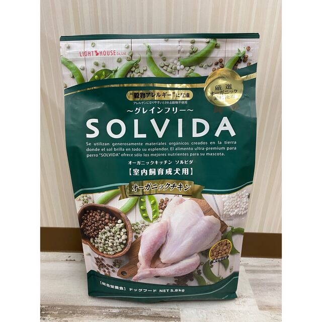SOLVDA ソルビダ グレインフリー チキン 成犬用 5.8kg ペットフード