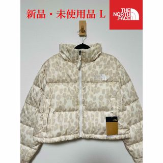 ザノースフェイス(THE NORTH FACE)の【新品】ノースフェイス ヌプシ クロップ 1996 700 白 ヒョウ柄 L(ダウンジャケット)