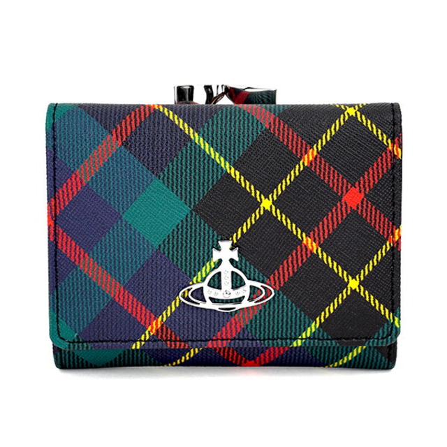 新品 ヴィヴィアン ウエストウッド Vivienne Westwood 3つ折り財布 HUNTING TARTAN