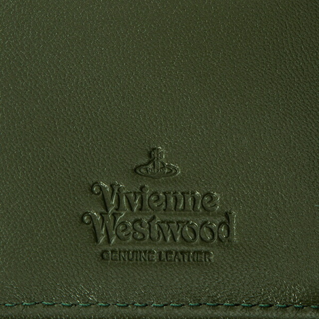 Vivienne Westwood(ヴィヴィアンウエストウッド)の新品 ヴィヴィアン ウエストウッド Vivienne Westwood 3つ折り財布 グリーン レディースのファッション小物(財布)の商品写真