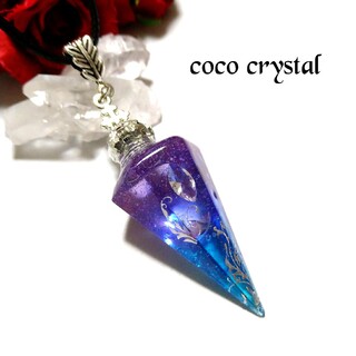 《妖精の秘宝石》ヒマラヤ水晶ペンデュラム型ネックレス(ネックレス)