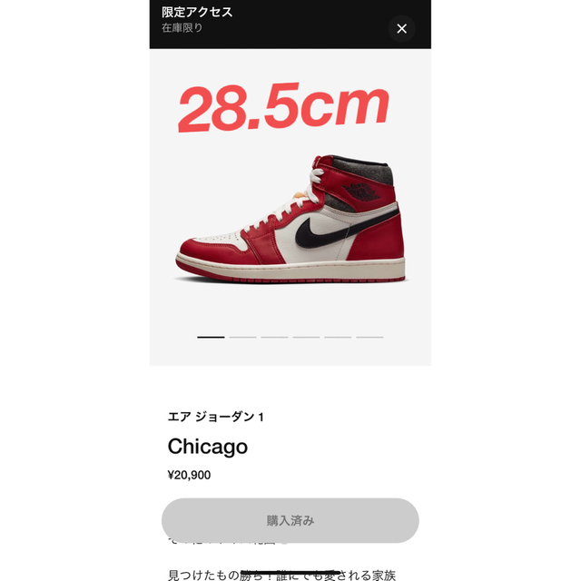 AirJordan1 High OG "Lost & Found/Chicago