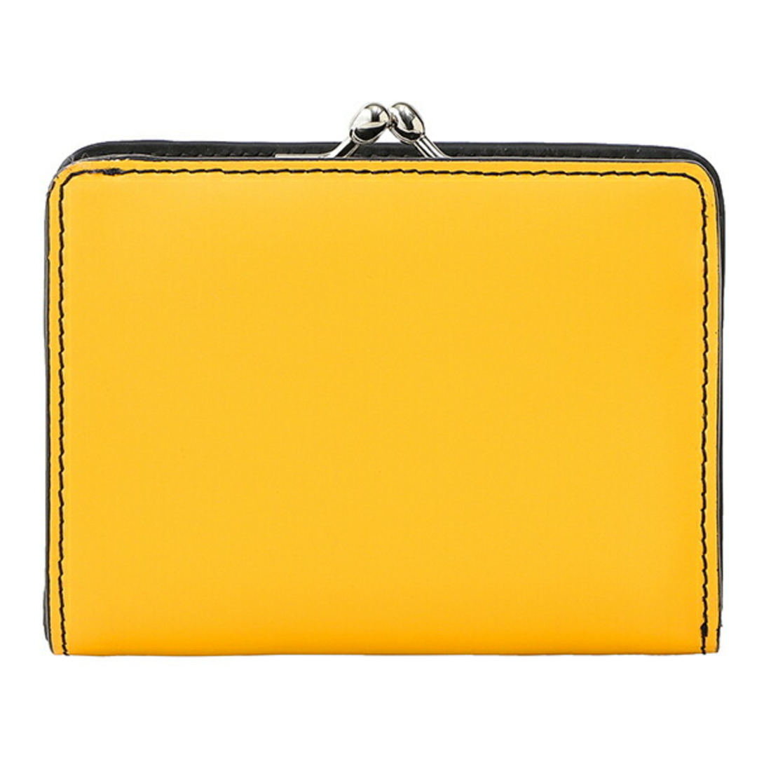 新品 ヴィヴィアン ウエストウッド Vivienne Westwood 2つ折り財布 イエロー約9×11×3本体重量
