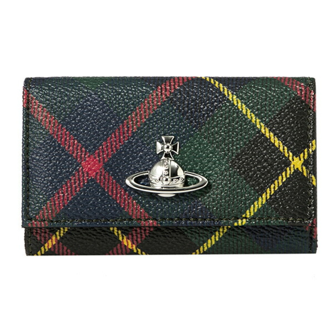 Vivienne Westwood(ヴィヴィアンウエストウッド)の新品 ヴィヴィアン ウエストウッド Vivienne Westwood キーケース HUNTING TARTAN レディースのファッション小物(キーケース)の商品写真