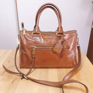 超美品の 【miumiu】90〜00sミュウミュウ 2wayミニボストンバッグ 8