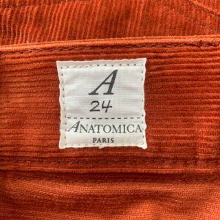 殿堂 美品✨アナトミカ 618 マリリン1 コーデュロイ パンツ ブリック