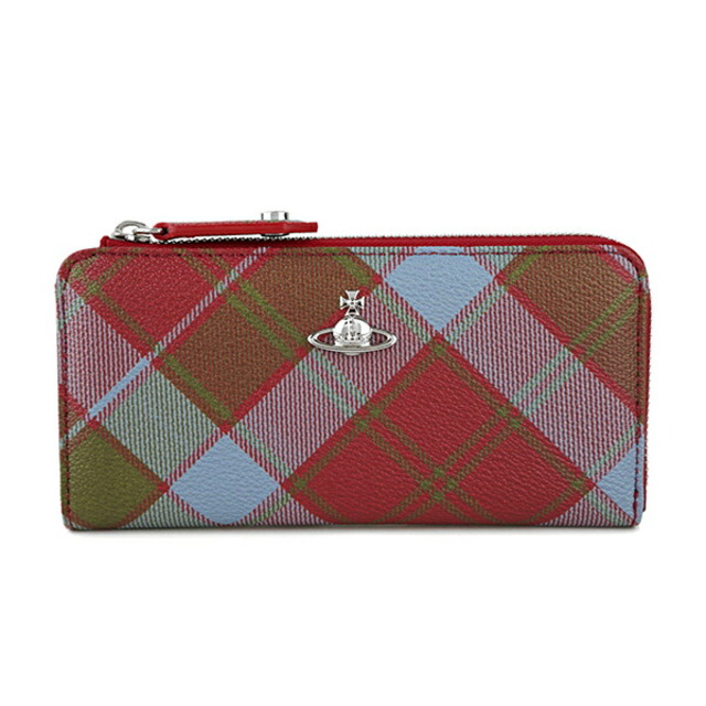 新品 ヴィヴィアン ウエストウッド Vivienne Westwood 2つ折り財布 VIVIENNES TARTAN