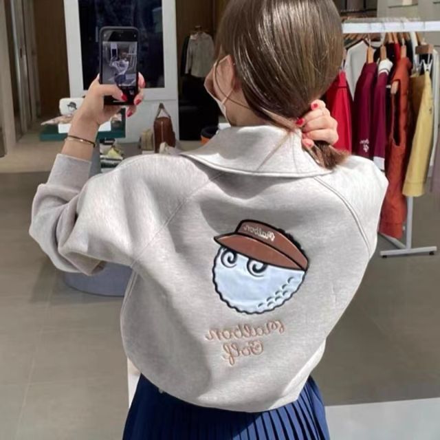 マルボン ゴルフ ウェア 長袖 トップス トレーナー スカート 2点セット