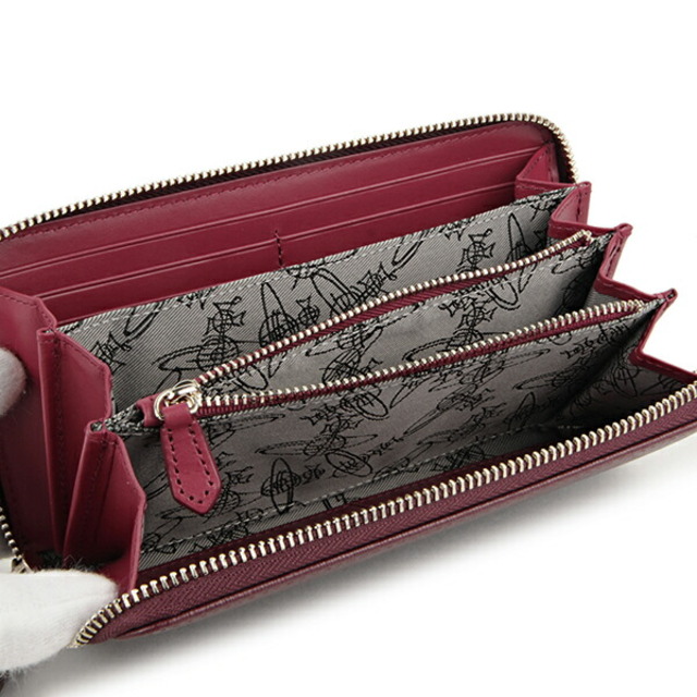Vivienne Westwood(ヴィヴィアンウエストウッド)の新品 ヴィヴィアン ウエストウッド Vivienne Westwood 長財布 バーガンディ レディースのファッション小物(財布)の商品写真