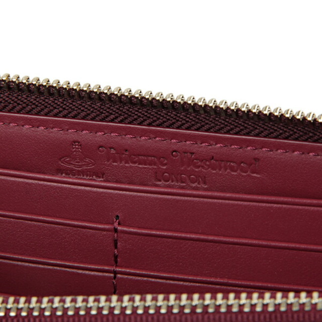 Vivienne Westwood(ヴィヴィアンウエストウッド)の新品 ヴィヴィアン ウエストウッド Vivienne Westwood 長財布 バーガンディ レディースのファッション小物(財布)の商品写真