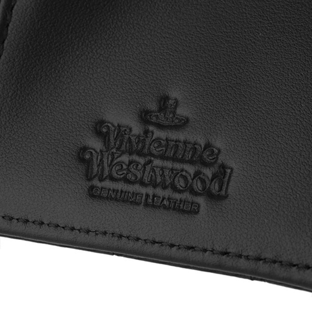 新品 ヴィヴィアン ウエストウッド Vivienne Westwood 2つ折り財布 ブラック 6