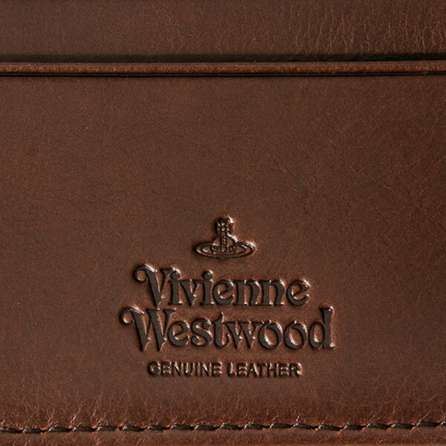Vivienne Westwood(ヴィヴィアンウエストウッド)の新品 ヴィヴィアン ウエストウッド Vivienne Westwood 2つ折り財布 ブラウン レディースのファッション小物(財布)の商品写真