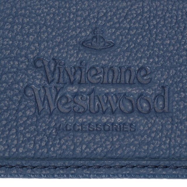 新品 ヴィヴィアン ウエストウッド Vivienne Westwood カードケース ダークブルー 青