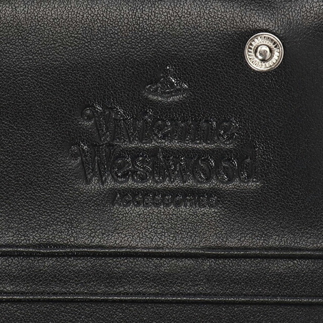 Vivienne Westwood(ヴィヴィアンウエストウッド)の新品 ヴィヴィアン ウエストウッド Vivienne Westwood 長財布 ブラック 黒 レディースのファッション小物(財布)の商品写真