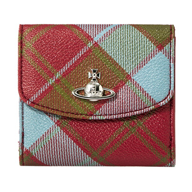 約95×10×3本体重量新品 ヴィヴィアン ウエストウッド Vivienne Westwood 2つ折り財布 VIVIENNES TARTAN