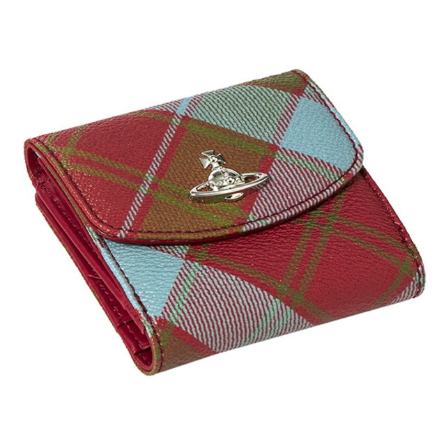 Vivienne Westwood(ヴィヴィアンウエストウッド)の新品 ヴィヴィアン ウエストウッド Vivienne Westwood 2つ折り財布 VIVIENNES TARTAN レディースのファッション小物(財布)の商品写真