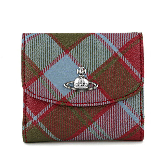 Vivienne Westwood(ヴィヴィアンウエストウッド)の新品 ヴィヴィアン ウエストウッド Vivienne Westwood 2つ折り財布 VIVIENNES TARTAN レディースのファッション小物(財布)の商品写真