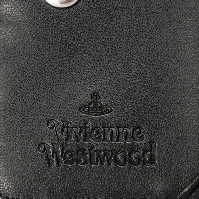 新品 ヴィヴィアン ウエストウッド Vivienne Westwood 2つ折り財布 ブラック約95×10×3本体重量